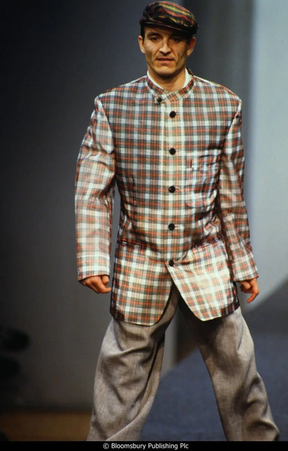 Issey Miyake - Vintage SS96 Runway Translucent Tartan Plaid Jacket