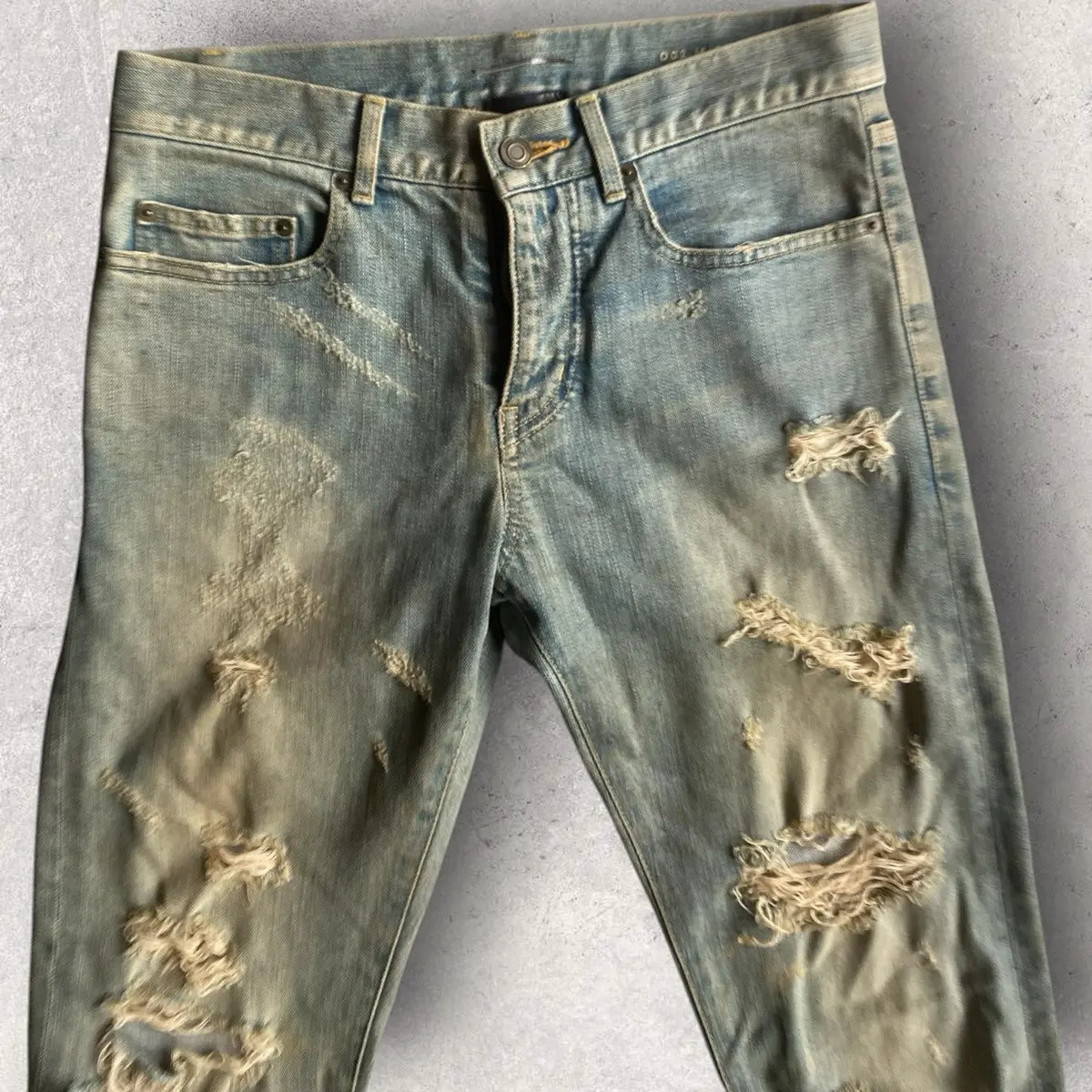 Saint Laurent Paris  SS14 Re issue Big Crash Denim