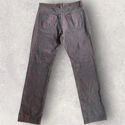 Number (N)ine : Vintage 1999 Blk/Red Jeans