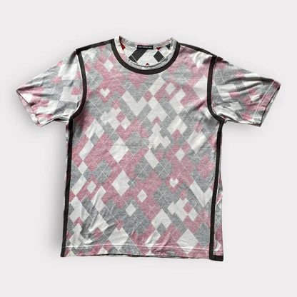 Issey Miyake - SS 2001 Inside out diamond cut print t shirt