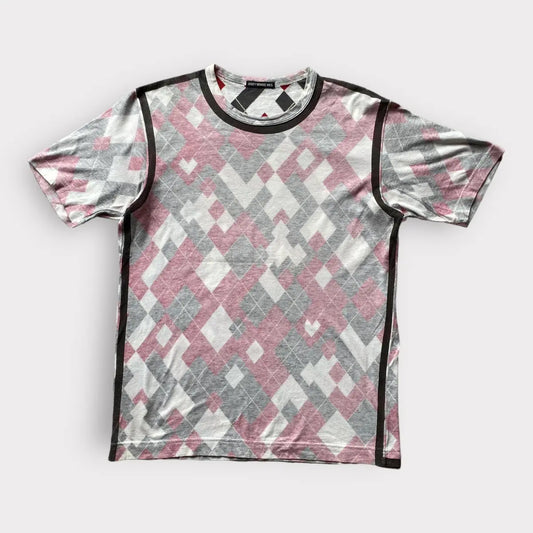 Issey Miyake - SS 2001 Inside out diamond cut print t shirt