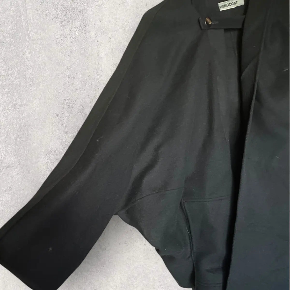 Issey Miyake - Vintage Issey Miyake Asymmetric Oversized Wool Wind coat