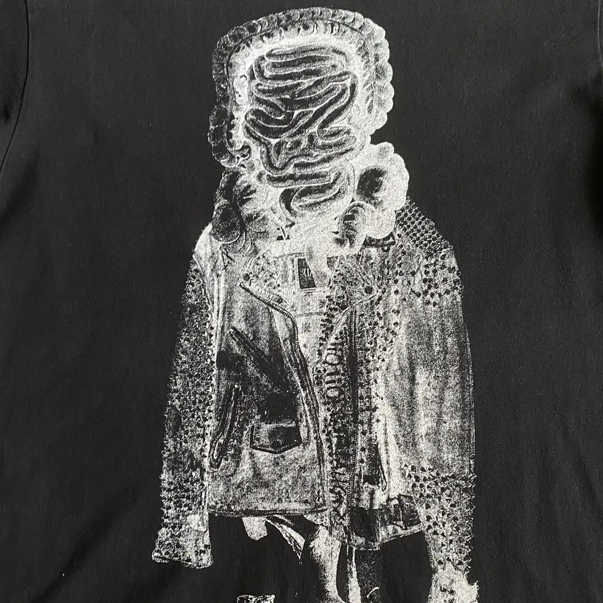 Undercover - SS05 But Beautiful Biker Guts Print T Shirt