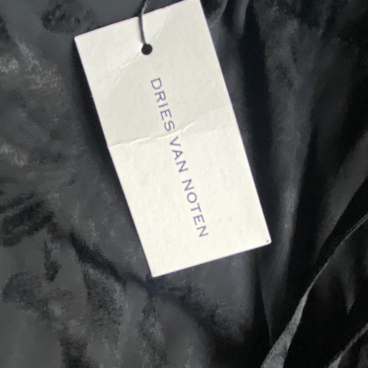 Dries Van Noten - Fall 2019 Black Jacquard Floral Rayon Blend Drawstring Pants