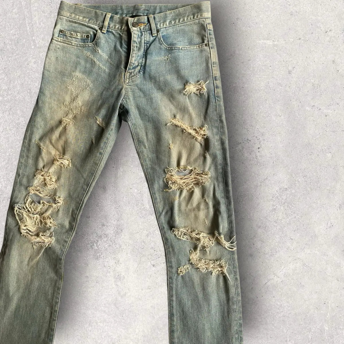 Saint Laurent Paris  SS14 Re issue Big Crash Denim