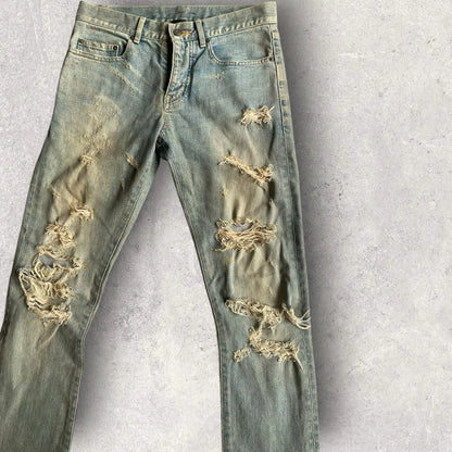 Saint Laurent Paris  SS14 Re issue Big Crash Denim