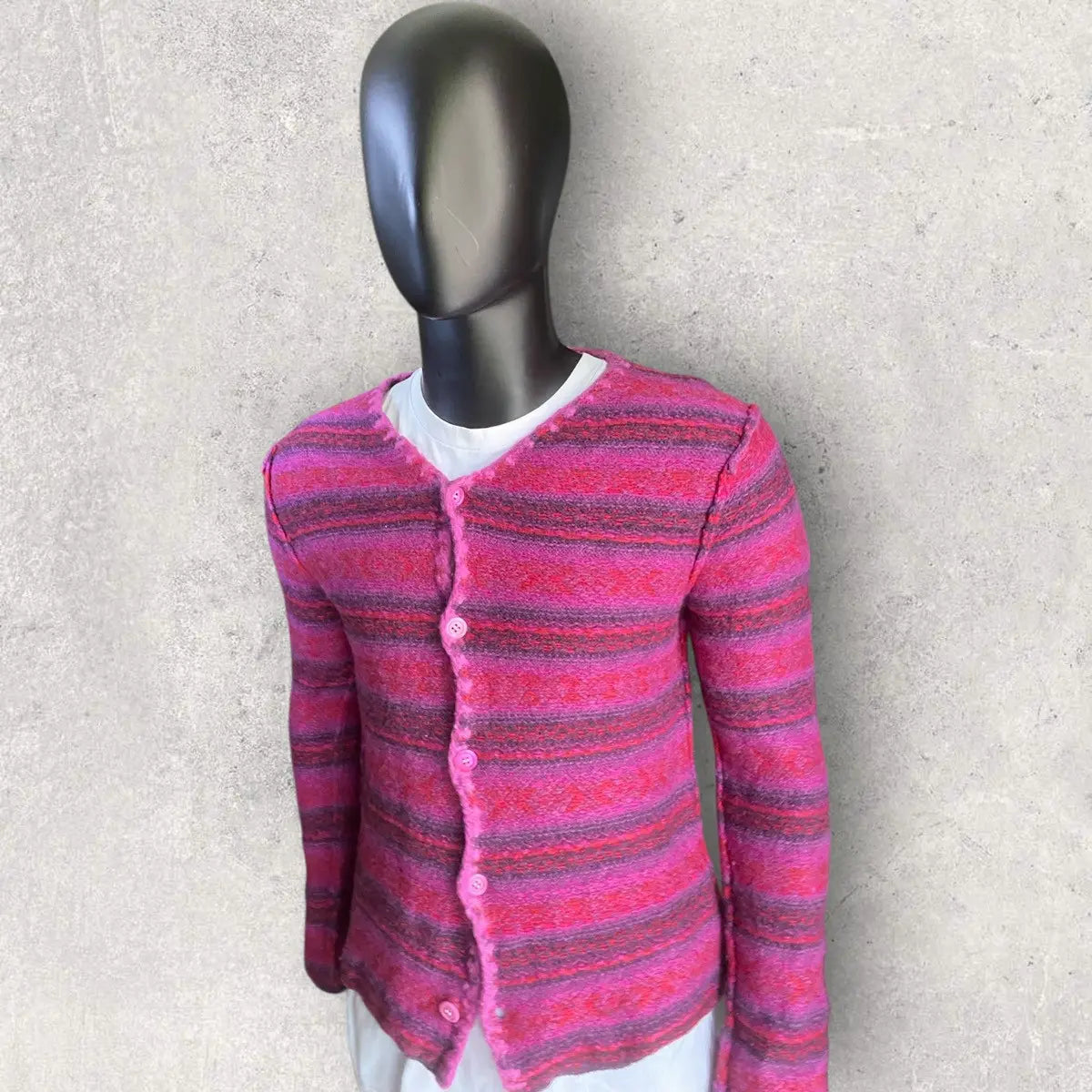 Comme des Garcons Homme Plus - Vintage AW99 Pink Cardigan