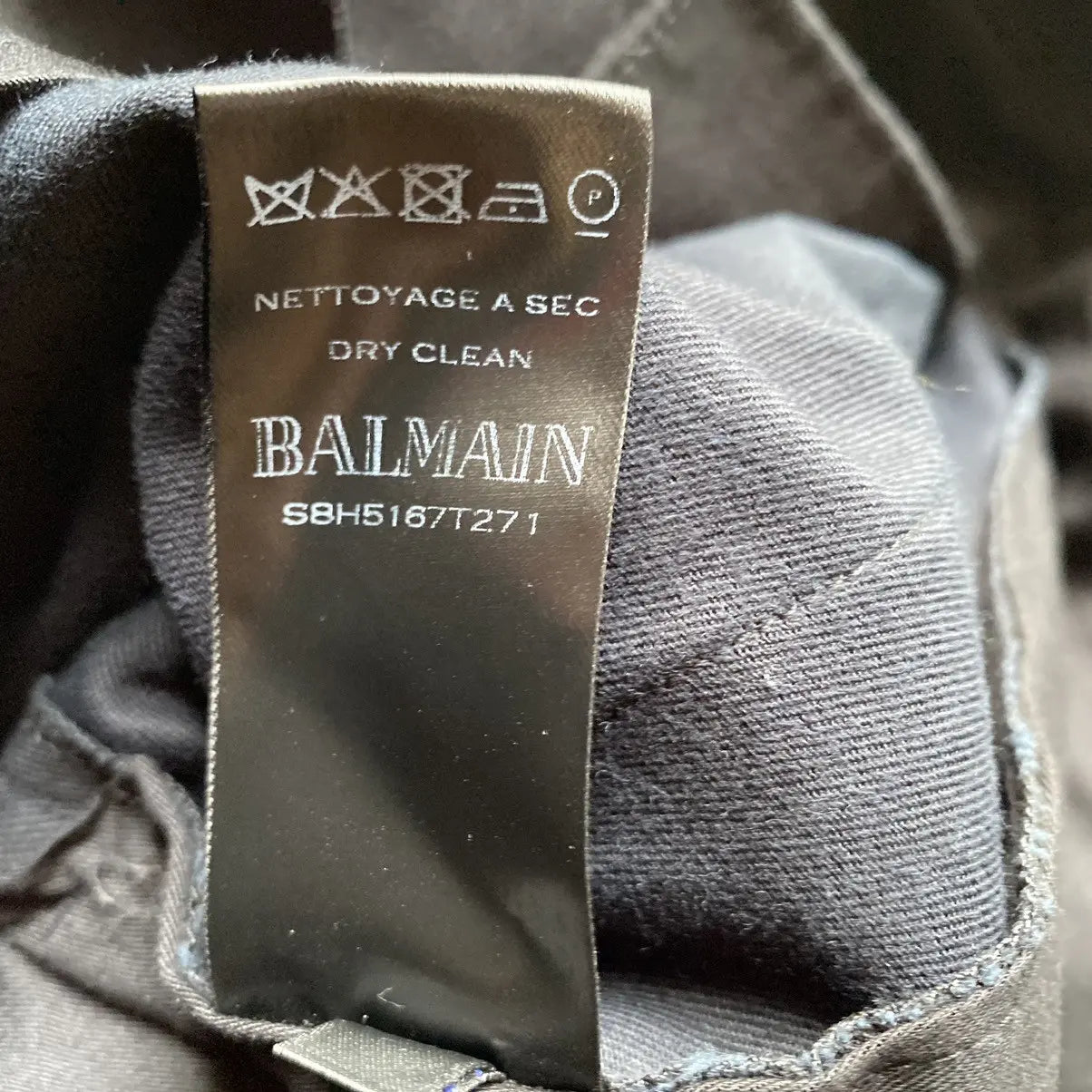 Balmain - SS18 Runway Side Tape Skinny Stretch Trousers