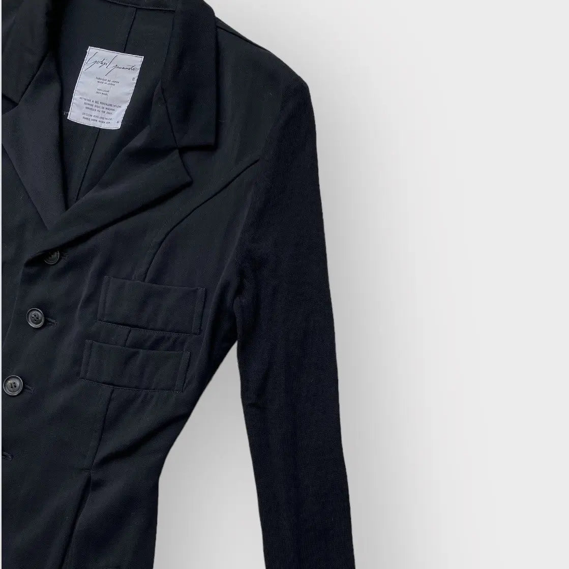 Vintage × Yohji Yamamoto : Vintage 80’s Yohji Yamamoto “Carwash” Blazer