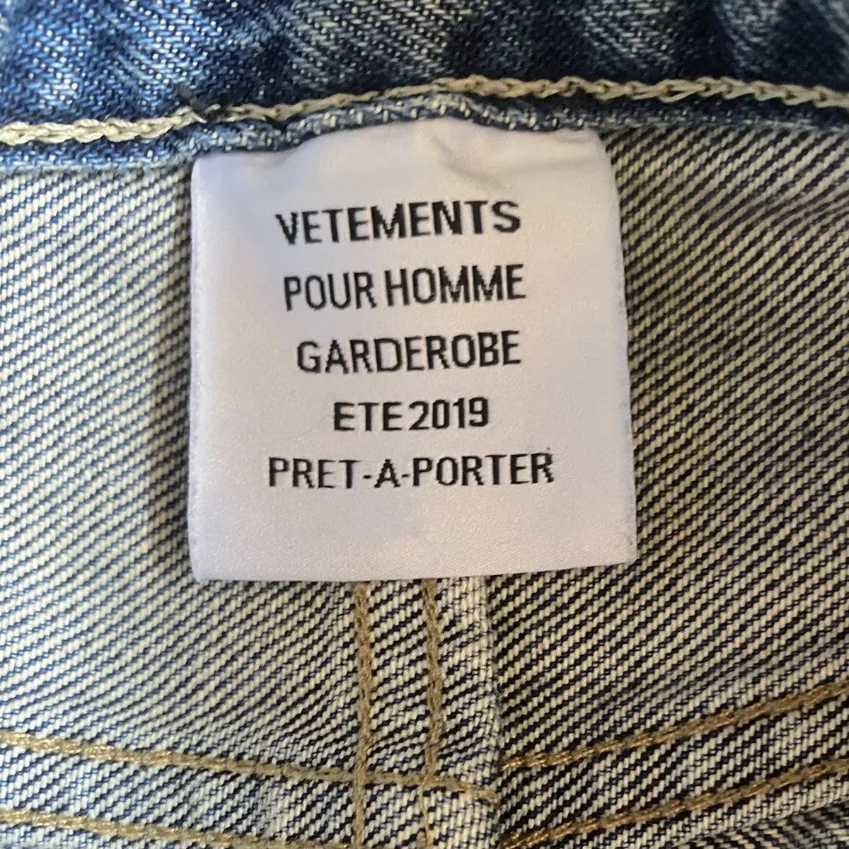 Vetements - SS19 Sliced Cut Up Jeans