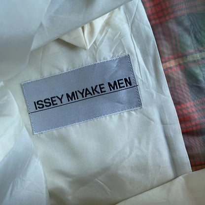 Issey Miyake - Vintage SS96 Runway Translucent Tartan Plaid Jacket