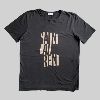 Saint Laurent Paris - SLP Logo T Shirt
