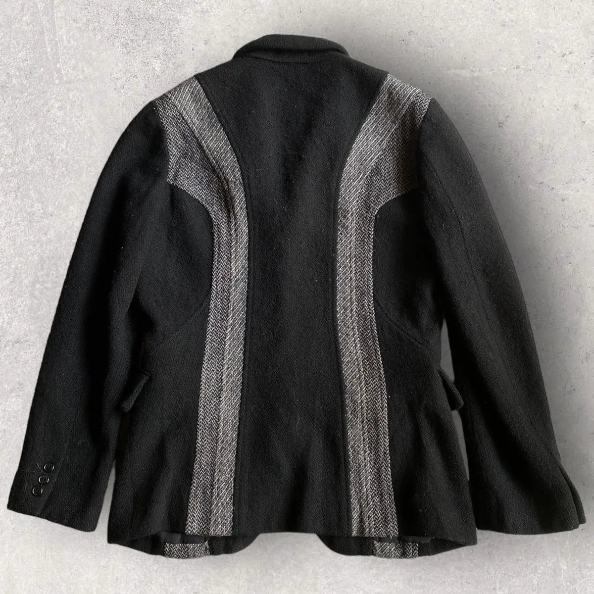 Comme des Garcons Homme Plus : Fall03 Runway Black Wool Dye Blazer