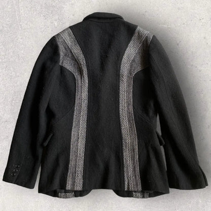 Comme des Garcons Homme Plus : Fall03 Runway Black Wool Dye Blazer
