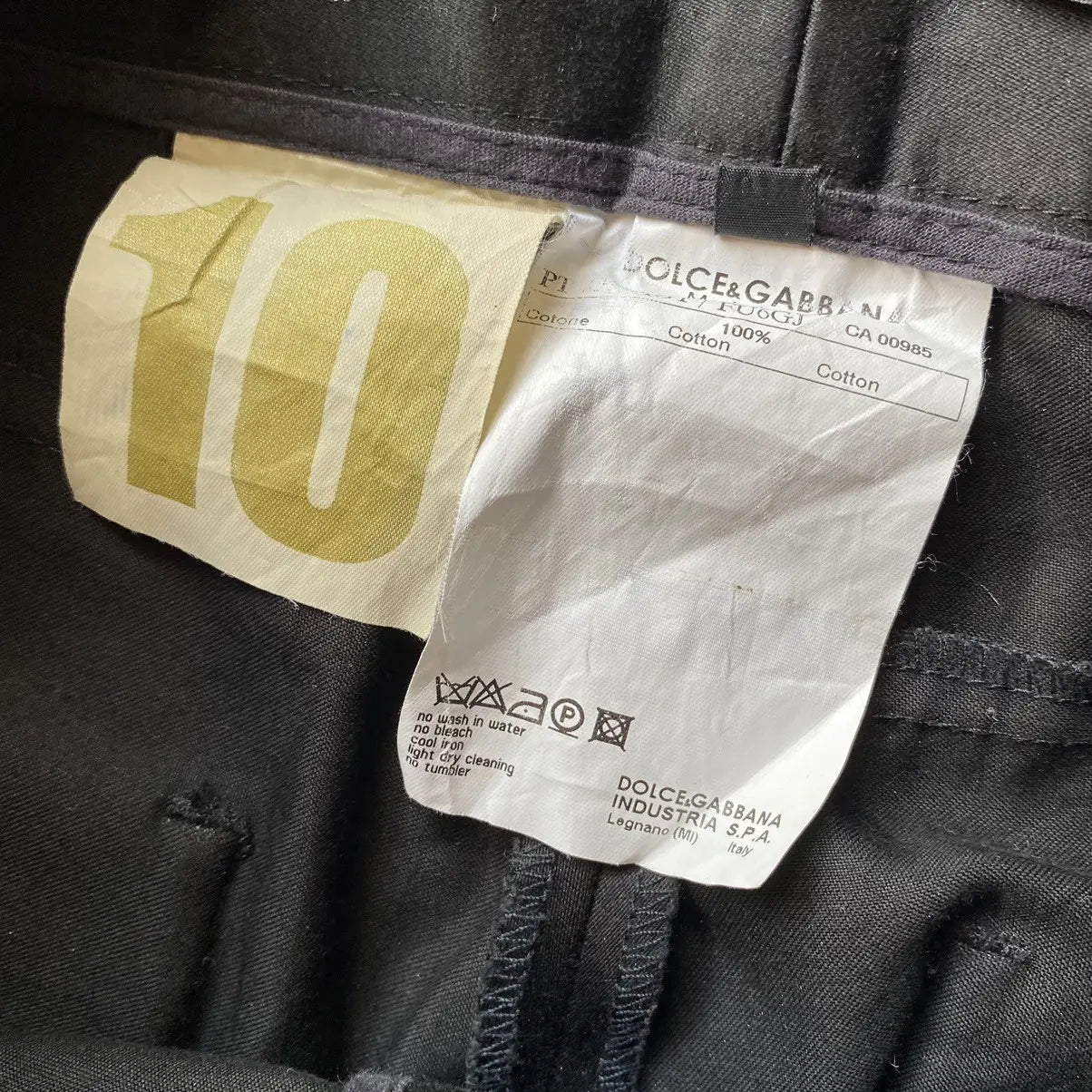 Dolce & Gabbana - SS08 Archive Zip Biker Pants