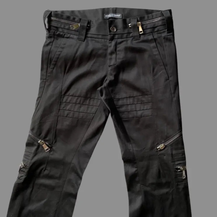 Dolce & Gabbana - SS08 Archive Zip Biker Pants