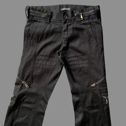Dolce & Gabbana - SS08 Archive Zip Biker Pants