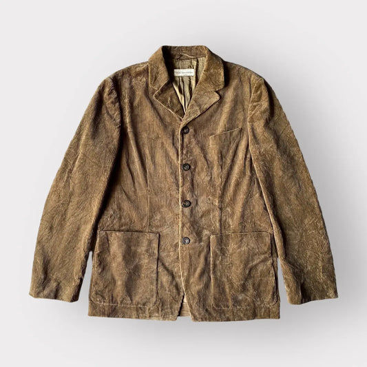 Dries Van Noten - Vintage Dries Van Noten Brown Corduroy Blazer