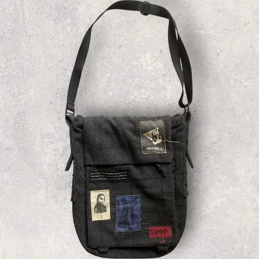 Raf Simons - Patch Wool Shoulder Bag