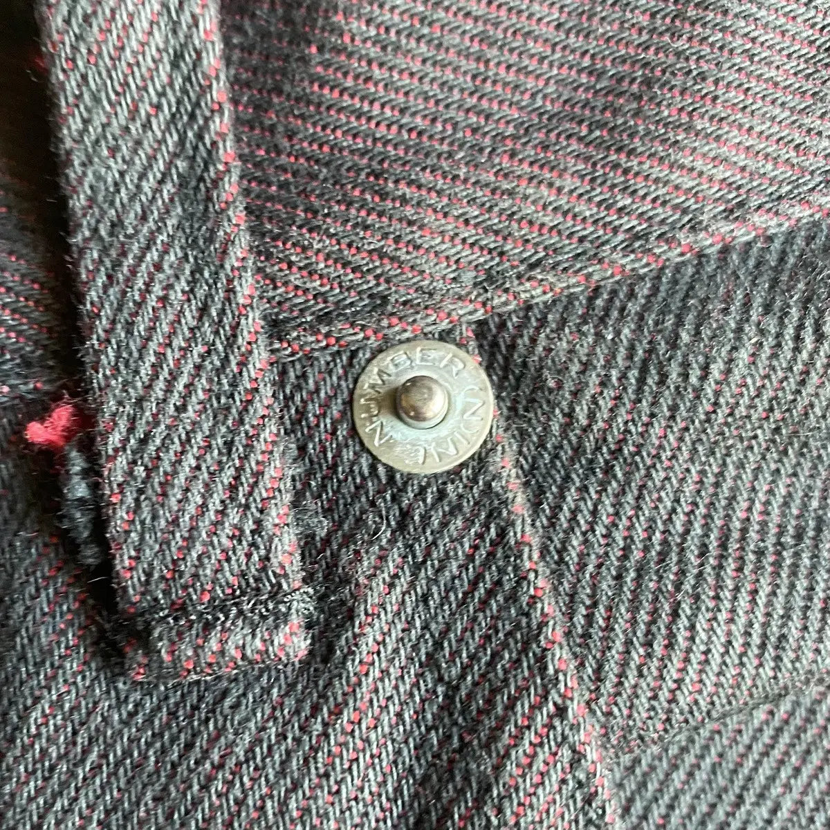 Number (N)ine : Vintage 1999 Blk/Red Jeans