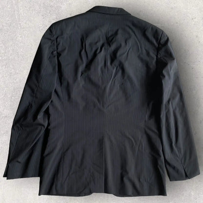 Jil Sander- Black/Blue Pinstriped Tailor Suit Set