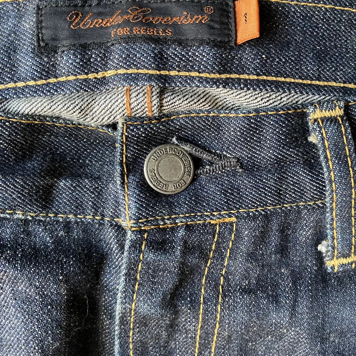 Undercover : AW07 Heart Grasping Jeans