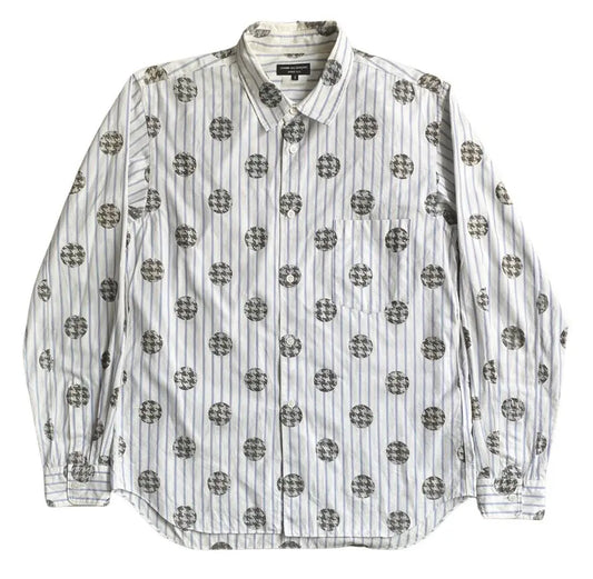 Comme des Garcons - Fall 10 Runway Strips Polka Dot Shirt