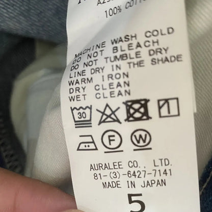 Auralee - SS23 Selvage Fade Light Denim  Men's US 34 / EU 50•Used