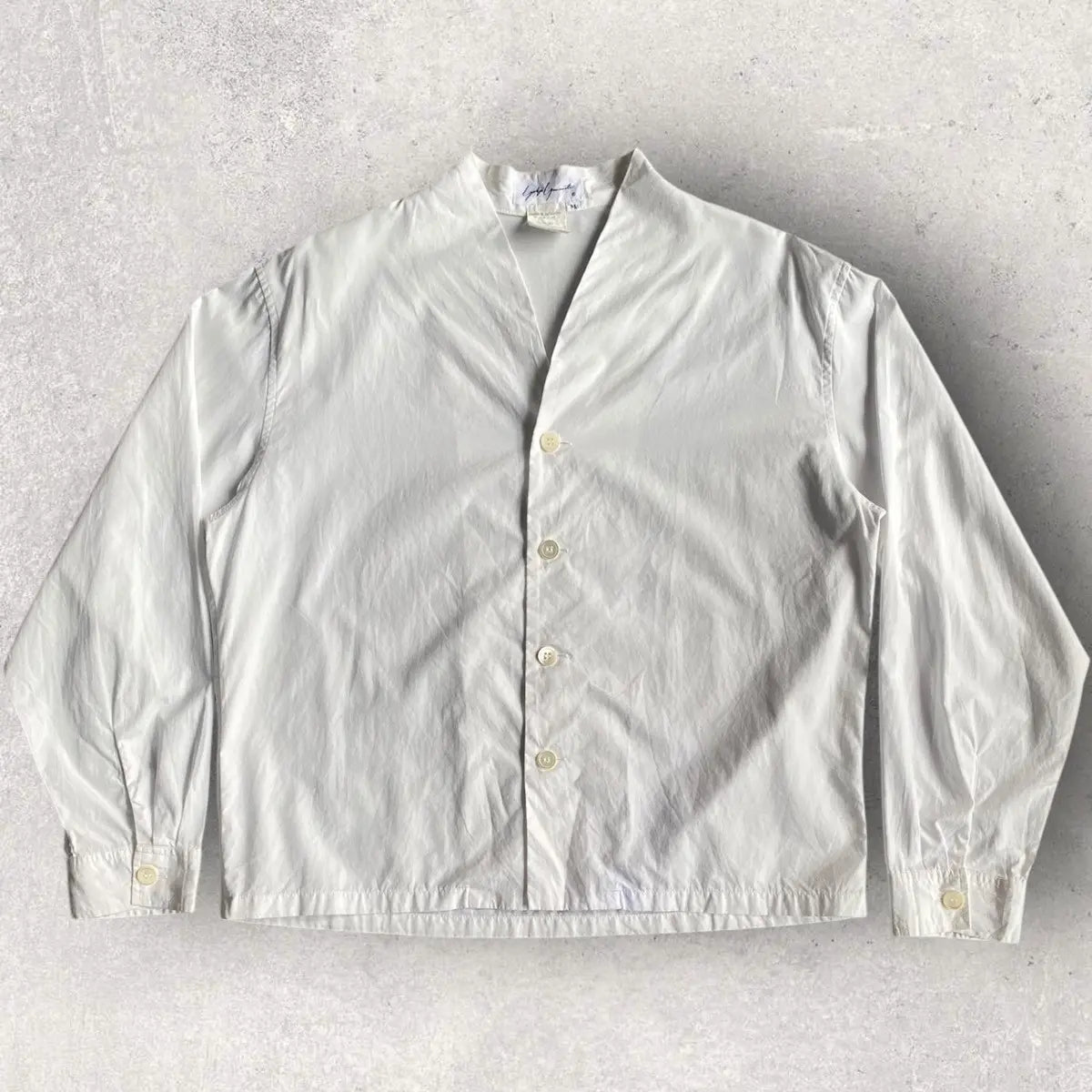 Yohji Yamamoto Vintage 90’s V Neck Collar Boxy Fit Shirt