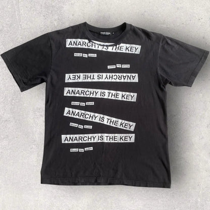 Undercover : Vintage 90’s Hand Print Anarchy T Shirt