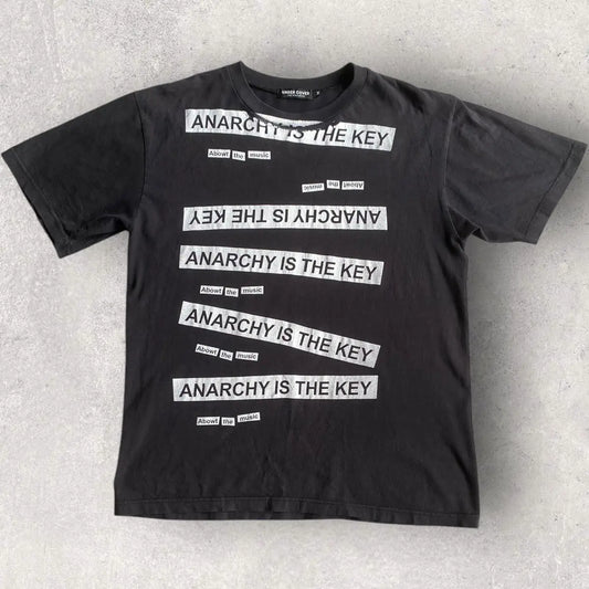 Undercover : Vintage 90’s Hand Print Anarchy T Shirt