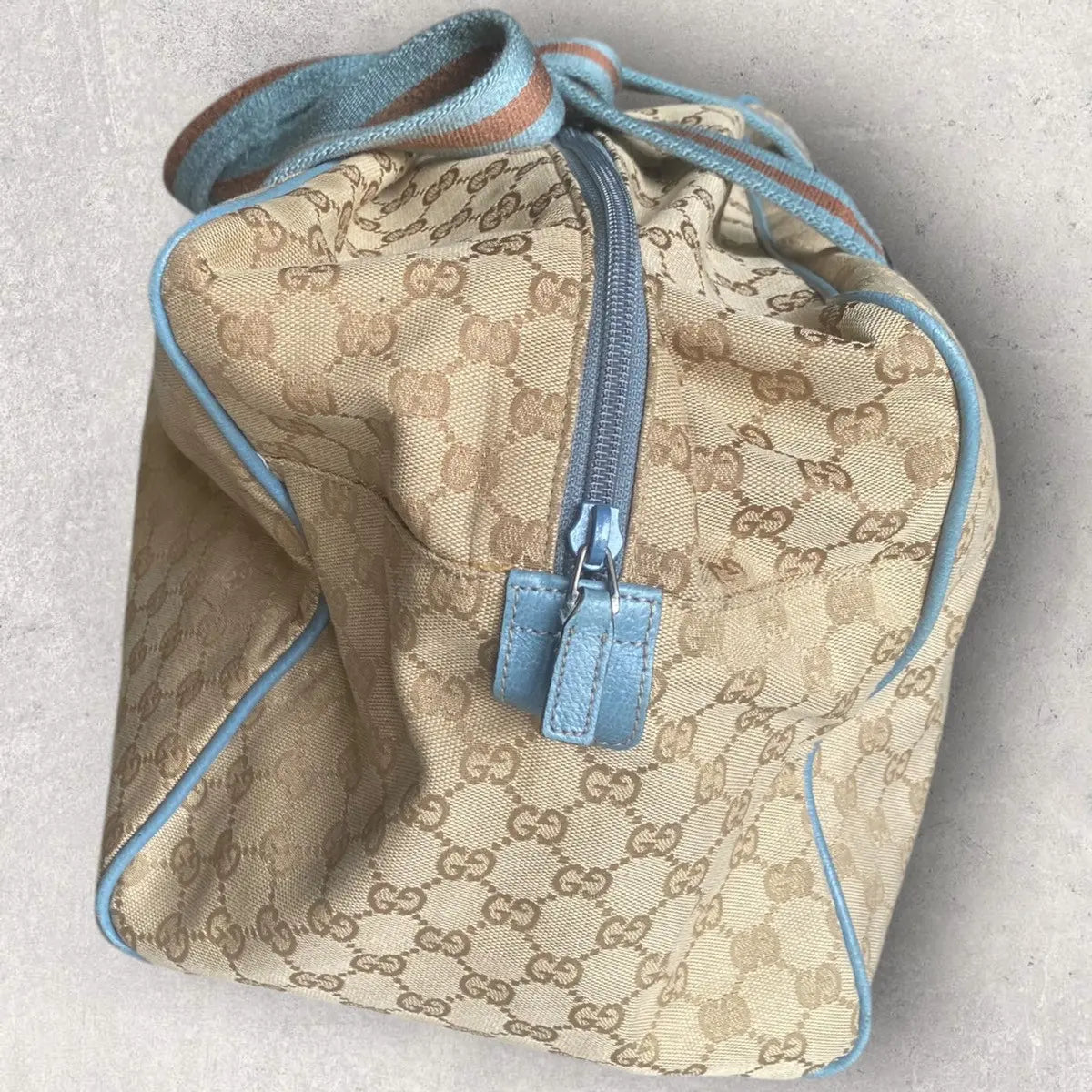 Gucci - Boston Medium Web Handle Bag