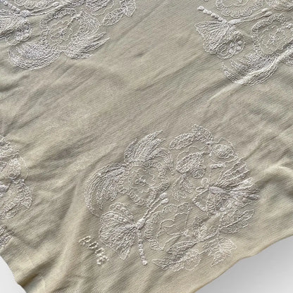 Bode - Moth Veil embroidered Mesh shirt
