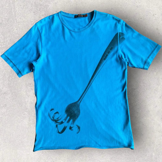 Undercover - SS05 But Beautiful Fork Print T Shirt