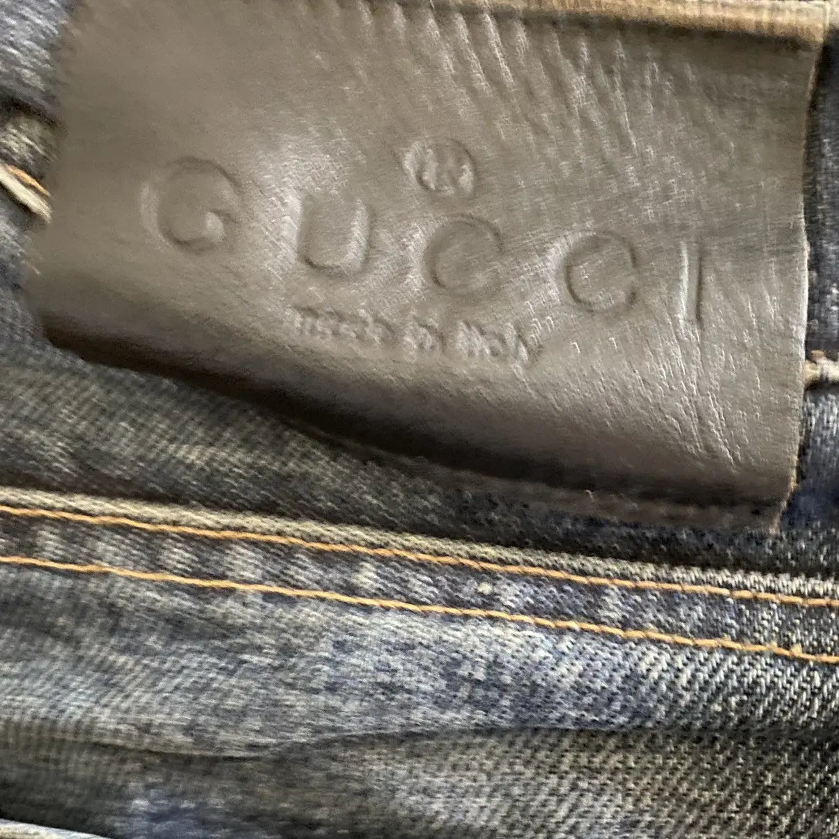 Gucci - Fall99 AD And Runway Floral Embroiled Denim