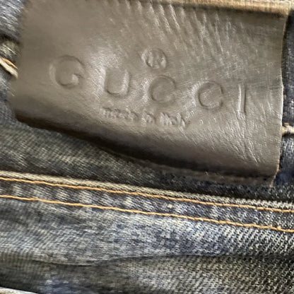 Gucci - Fall99 AD And Runway Floral Embroiled Denim