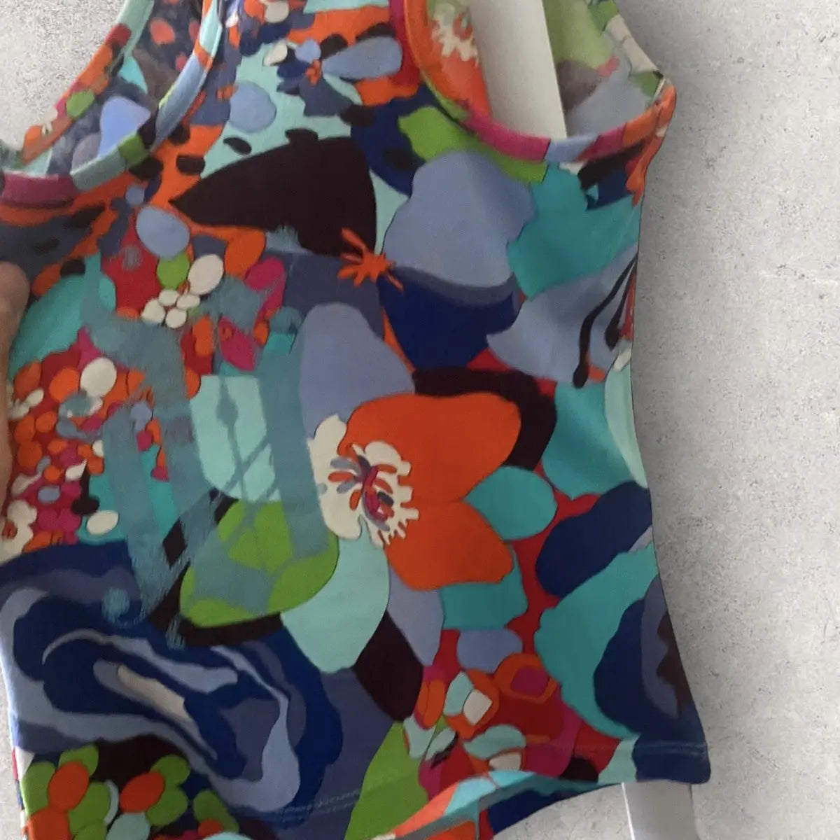Versace - Vintage Versace Jeans Signature Floral Tank Top
