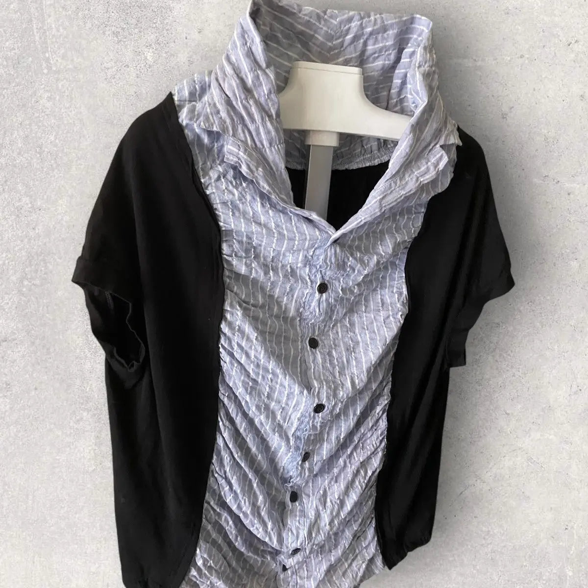 Yohji Yamamoto - Y’s Scrunch Cut And Sew Shirt