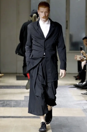 Yohji Yamamoto : SS12 Metal Clinch Hakama Pants
