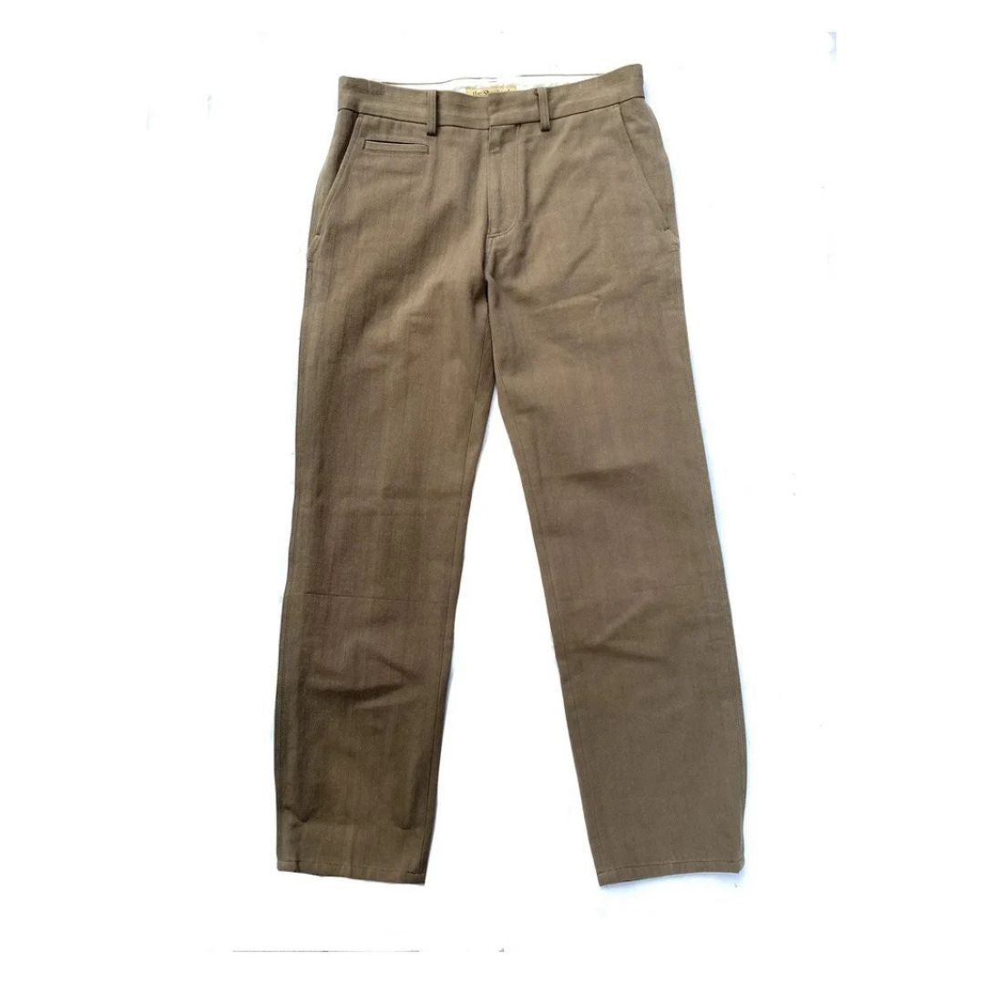 The Shepherd Undercover - Herringbone Out seam Detail Pants by Hiroshi Fujiwara