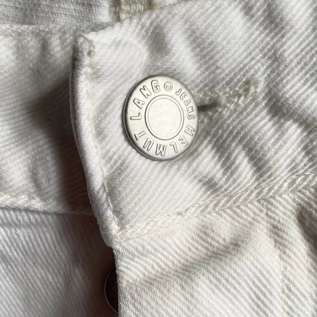 Helmut Lang - Archive Vintage White Denim Classic Cut