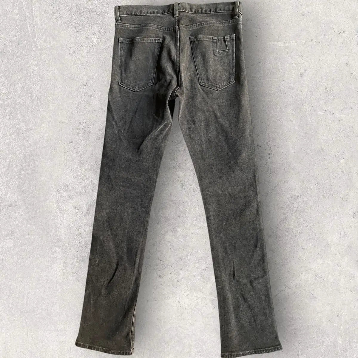 N.Hoolywood - Black Wash Bootcut Stretch Denim