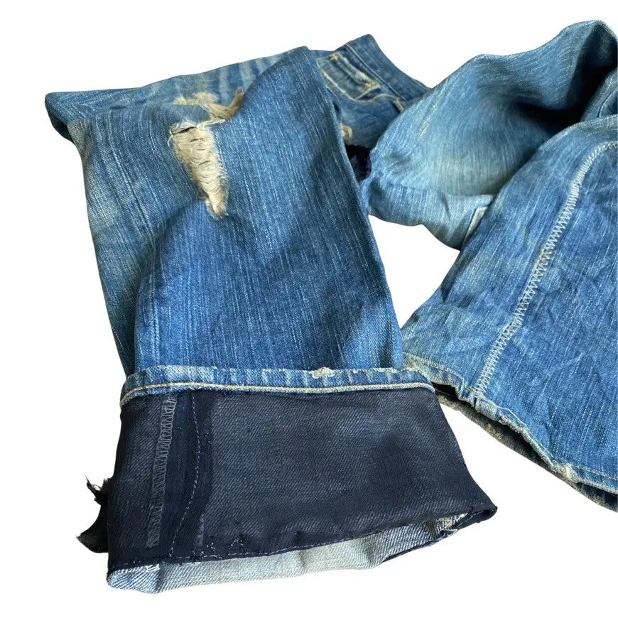 Number (N)ine : AW03 Touch Me I’m Sick Patchwork Crash Jeans