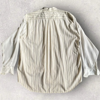 Comme des Garcons - Vintage 90’s Stripes Rayon Sleeve Oversize Shirt