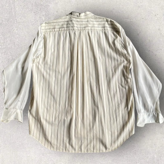 Comme des Garcons - Vintage 90’s Stripes Rayon Sleeve Oversize Shirt