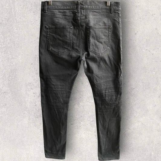 Saint Laurent Paris - Fall2016 Blk Chain D02 Jeans Hedi Slimane Era