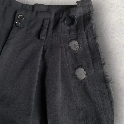 Comme des garcons - 2015 Side Holes Pleats Shorts