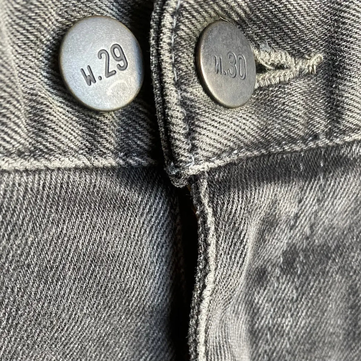 N.Hoolywood - Black Wash Bootcut Stretch Denim