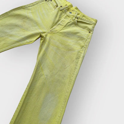 Yohji Yamamoto - SS02 Runway Yellow Wash Jeans
