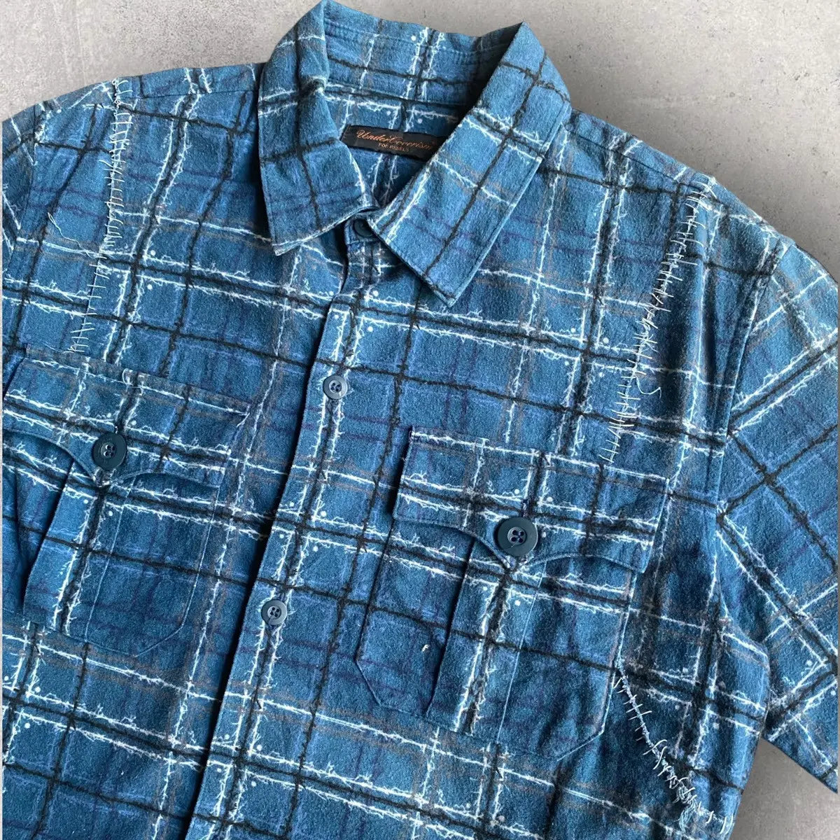 Undercover : Scab Barb Wire Plaid Shirt